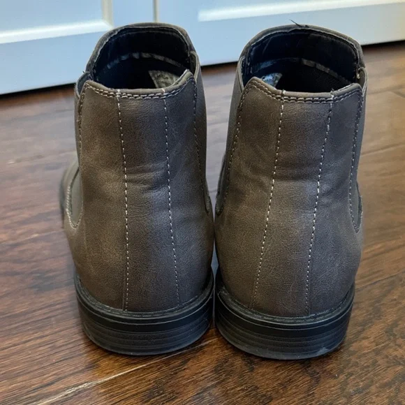 Steve Madden Dark Brown Men's Boots sz 8.5 - Picture 5 of 10